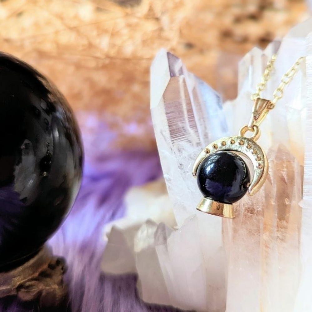Crystal Ball Necklace - Picture 3 of 8